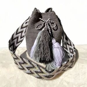 Beautiful Handmade Bag Mochilas Wayuu High-Quality Crochet Mochila Bag
